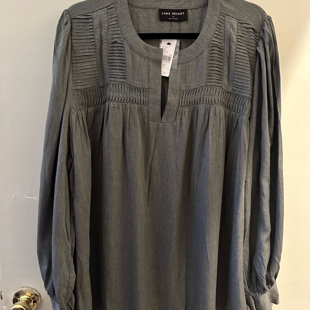 Lane Bryant Gray Women's Top